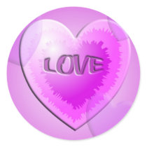 Personalize Valentine's Day stickers