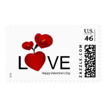 PERSONALIZE VALENTINE'S DAY / WEDDING POSTAGE STAMP