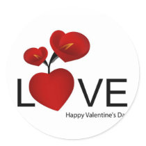 PERSONALIZE VALENTINE'S DAY / WEDDING STICKER