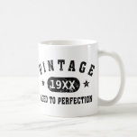 Personalize Vintage Aged to Perfection Coffee Mugs