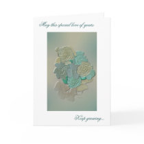 Personalize Wedding Anniversary Card cards