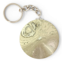 Personalize Wedding Favor Gold Key Chain