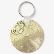 Personalize Wedding Favor Gold Key Chain keychains