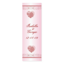 Personalize Wedding Favor Hearts & Lace Bookmark business cards by dizzypixels Personalize Wedding Favor Hearts & Lace Bookmark business cards