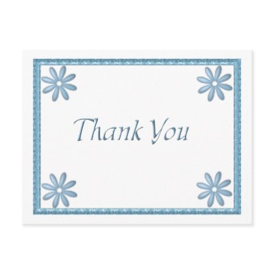 Personalize Wedding Thank You Note Postcard by dizzypixels