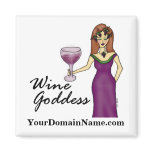 Personalize with your web site url Wine Goddess