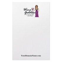 Personalize with your web site url Wine Goddess stationery by Victoreeah Personalize with your web site url Wine Goddess stationery