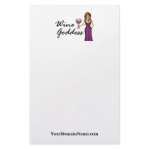 Personalize with your web site url Wine Goddess stationery by Victoreeah Personalize with your web site url Wine Goddess stationery