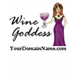 Personalize with your web site url Wine Goddess