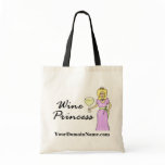 Personalize with your web site url Wine Princess