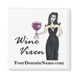 Personalize with your web site url Wine Vixen