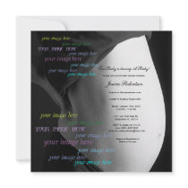 Personalize your Baby Bump, Custom Tummy Writting Custom Announcement