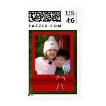 Personalize your own Christmas photo stamp