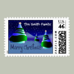 Personalize your own Christmas postage