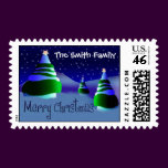 Personalize your own Christmas postage
