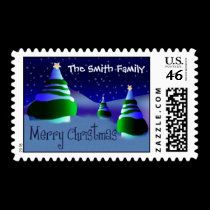 Personalize your own Christmas postage