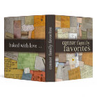 Personalize your own family recipe binder binder