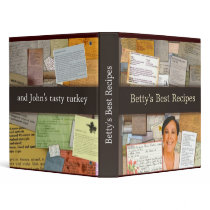 Personalize your own family recipe binder binders