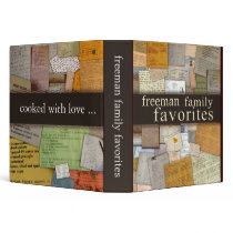 Personalize your own family recipe binder binders