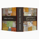 Personalize your own family recipe binder