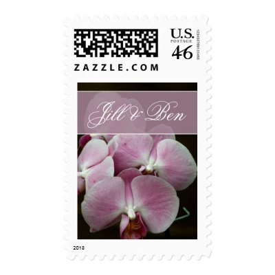 Personalize your own orchid design stamps