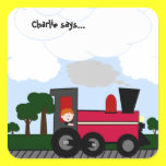 Personalize Your Train Sticker stickers