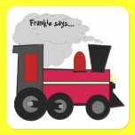 Personalize Your Train Sticker stickers