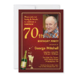 Personalized 0th Birthday Party Photo Invitations
