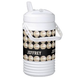 Personalized 1/2 Gallon Beverage Cooler, Baseball