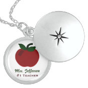 Personalized #1 Teacher Necklace