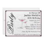 Personalized 30th Birthday Party Invitation