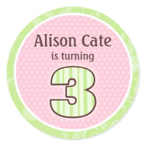 Personalized 3rd Birthday Seal