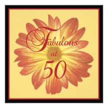 Personalized 50th Birthday Party Invitations