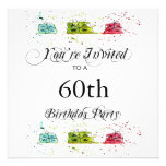 Personalized 60th Birthday Party Invitations invitations