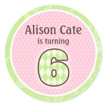 Personalized 6th Birthday Seal