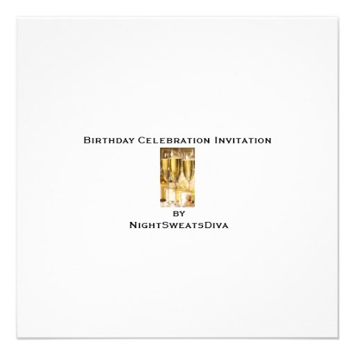 Personalized 70th Birthday Party Invitation