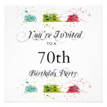 Personalized 70th Birthday Party Invitations invitations