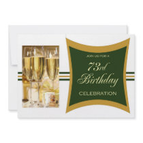 Personalized 73rd Birthday Party Invitations