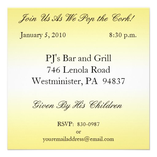 Personalized 80th Birthday Party Invitations