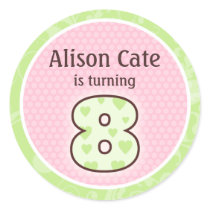 Personalized 8th Birthday Seal