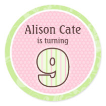 Personalized 9th Birthday Seal