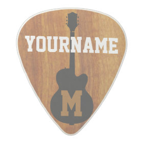 personalized acetal guitar pick