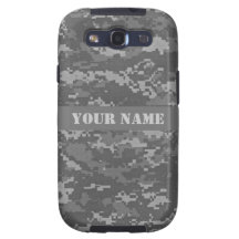 Personalized ACU Digital Camouflage Galaxy S3 Cover