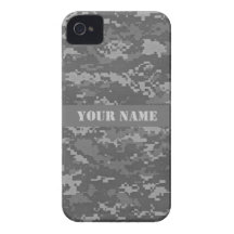 Personalized ACU Digital Camouflage iPhone 4 Case