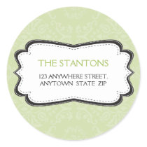PERSONALIZED ADDRESS LABEL :: divinely damask 2B stickers by holidayboutique PERSONALIZED ADDRESS LABEL :: divinely damask 2B stickers
