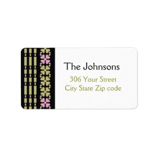 Personalized Address Labels label