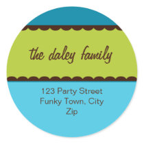 PERSONALIZED ADDRESS STICKERS :: circus 1
