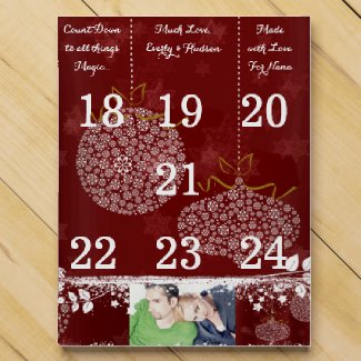 Personalized Advent Calendar Chocolate Countdown Calendars