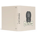 Personalized Afghan Hound binders