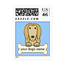 Personalized Afghan Hound Postage Stamp